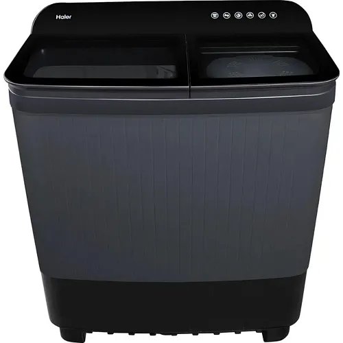 Haier 8.5 kg Semi-Automatic Washing Machine (Black, HTW85-186BBK)