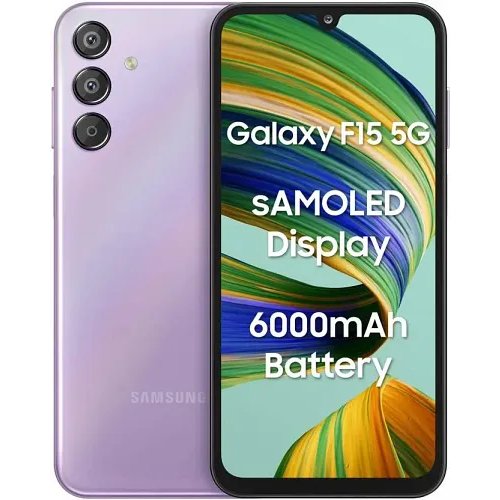 Samsung Galaxy F15 5G (Groovy Violet, 4GB RAM, 128 GB Storage)