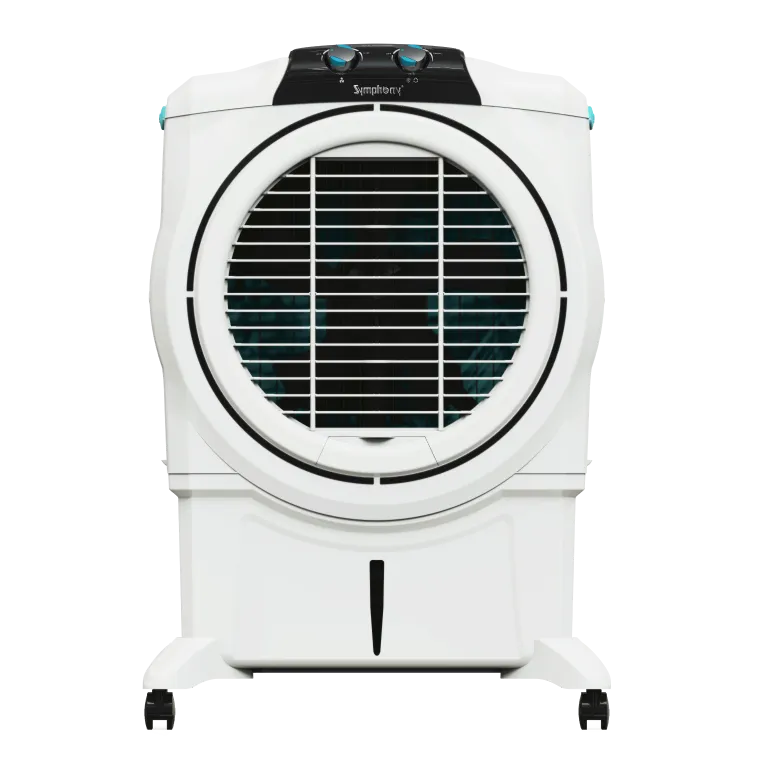 Symphony Sumo 75 XL Desert Air Cooler For Home with Honeycomb Pads, Powerful +Air Fan, i-Pure Console and Low Power Consumption (75L, White)