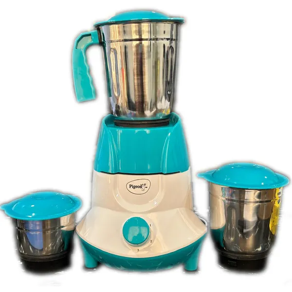 Pigeon MIXER GRINDER 500 W Mixer Grinder,  3 Jars ,Green, White)