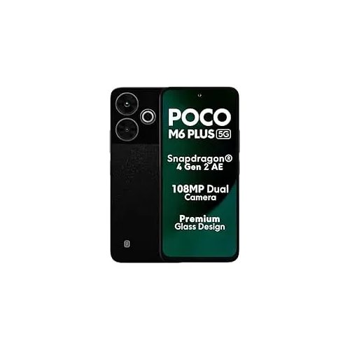 Poco M6 Plus 5G (Graphite Black, 128 GB) (8 GB RAM)