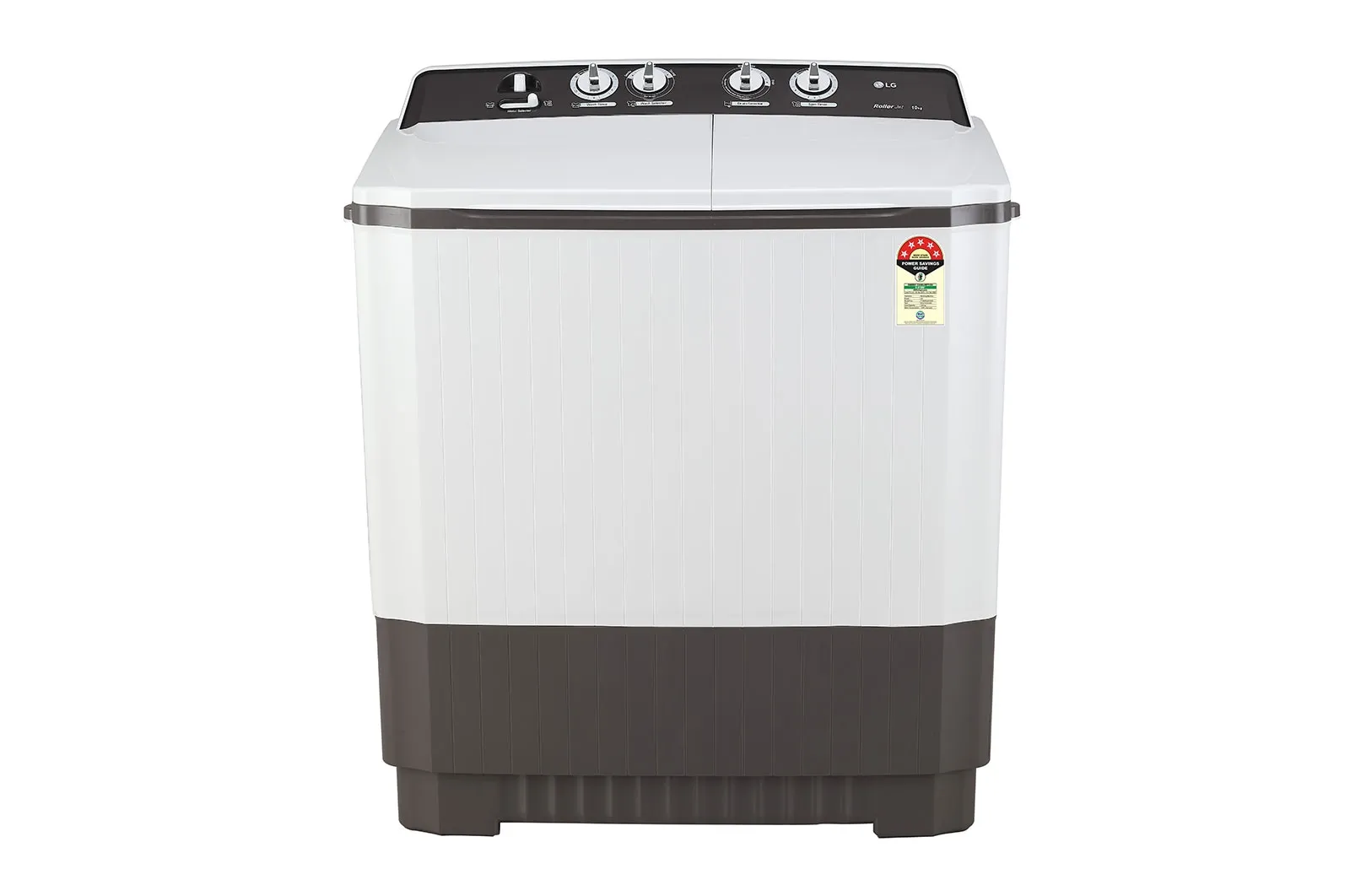 LG 10 kg Semi Automatic Top Load Washing Machine Grey, White  (P1040RGAZ)