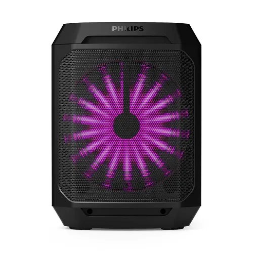 Philips TAX2208 Bluetooth Party Speaker, 8 Spearker with 30W Max Sound Output, 7H Playtime, Portable (Black)