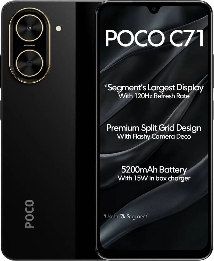 POCO C71 3GB/64GB 本体 ブラックsim フリー POCO C71 64GB - Power Black