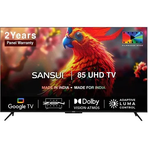 Sansui 216 cm (85 Inches) 4K UHD Smart LED TV (JSW85GSUHDFF)