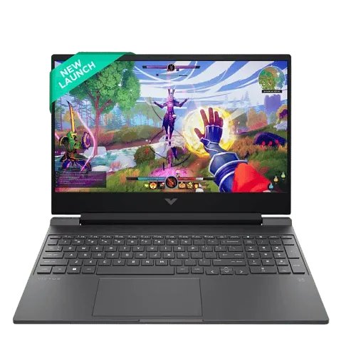 HP Victus 15-fa2703TX Intel Core i5 13th Gen Gaming Laptop (16GB, 512GB SSD, Windows 11 Home, 4GB Graphics, 15.6 inch 144 Hz Full HD IPS Display, NVIDIA GeForce RTX 2050, MS Office 2024, Mica Silver, 2.29 KG)