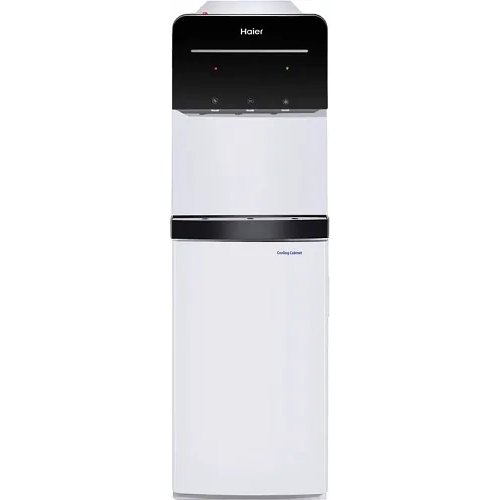 Haier HWD-3MPFMR Bottled Water Dispenser with Hot, Cold & Normal Water Dispenser | Mount Refrigerator Floor Standing | Digital Display | Black & White
