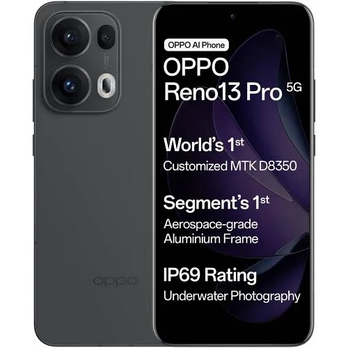 Oppo Reno 13 Pro 5G 256 GB, 12 GB RAM, Graphite Grey, Mobile Phone