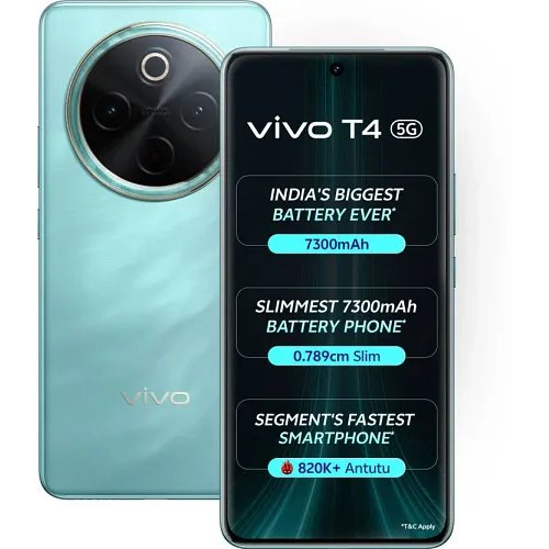 Vivo T4 5G (Emerald Blaze, 256 GB) (12 GB RAM)