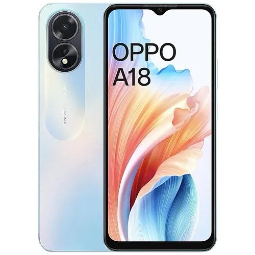 Oppo A18 (Glowing Black, 64 GB) (4 GB RAM)