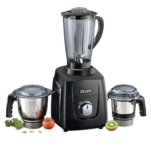 Sujata MG01 500W Mixer Grinder – Black Edition