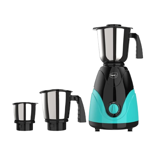Pigeon Zest Mixer Grinder 3 Speed Control 750 Watt Powerful Copper Motor with 3 Stainless Steel Jars