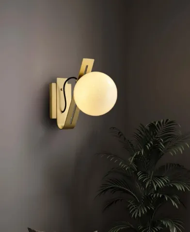 Wall Decor Light Metal & Round Type – 3C LED (Model: 946-GD)