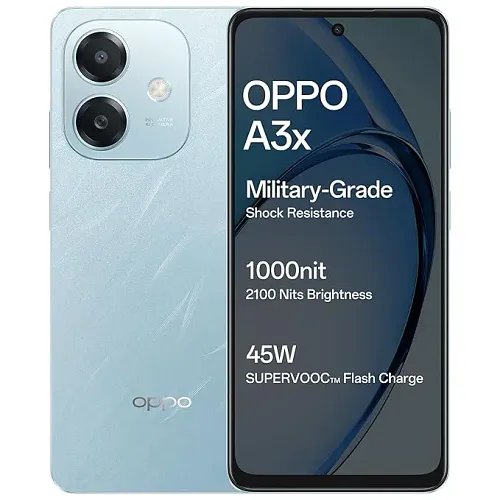 Oppo A3x 4G (Ocean Blue, 64 GB) (4 GB RAM)