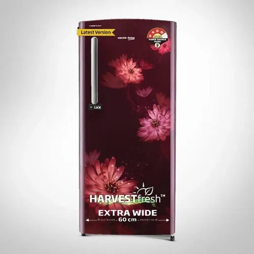 Voltas Beko 185 L, 4 Star, Single Door DC Refrigerator (Dahlia Wine),RDC220B/W0DWE0M000UGD