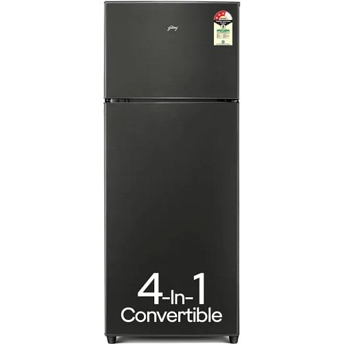 Godrej 244 L 2 Star Frost Free 4-In-1 Fully Convertible Technology, Nano Shield Technology Inverter With Freshness up to 30 Days Double Door Refrigerator (RT EONVALOR 280B RCIT FS ST, Fossil Steel)