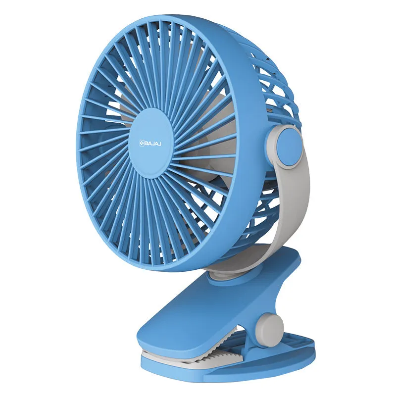 Bajaj Pygmy mini Cerulean 110 mm 3 Blade Table Fan -  Cerulean Blue
