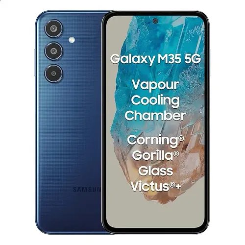 Samsung Galaxy M35 5G (Moonlight Blue, 128 GB) (6 GB RAM)