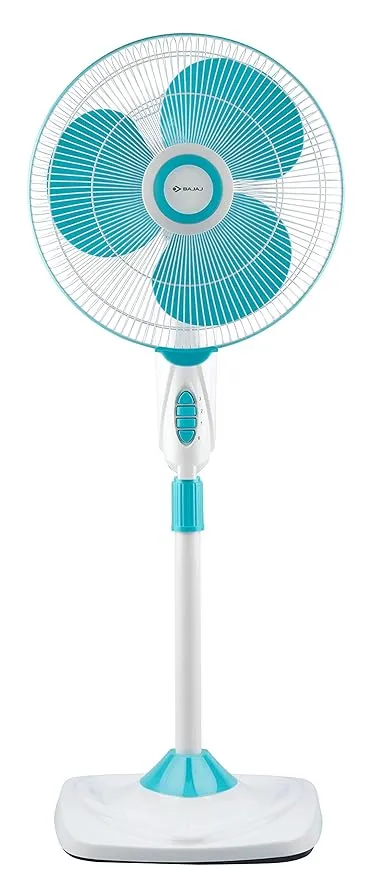 BAJAJ Airstream 400 mm 3 Blade Pedestal Fan (Blue)