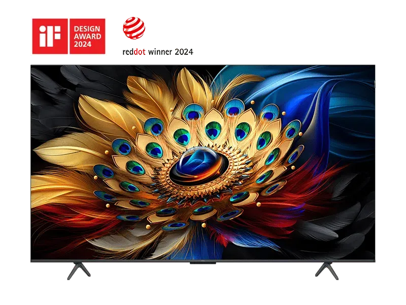 TCL 139 cm (55 inches) 4K Ultra HD Smart QLED Google TV 55C655 (Black)