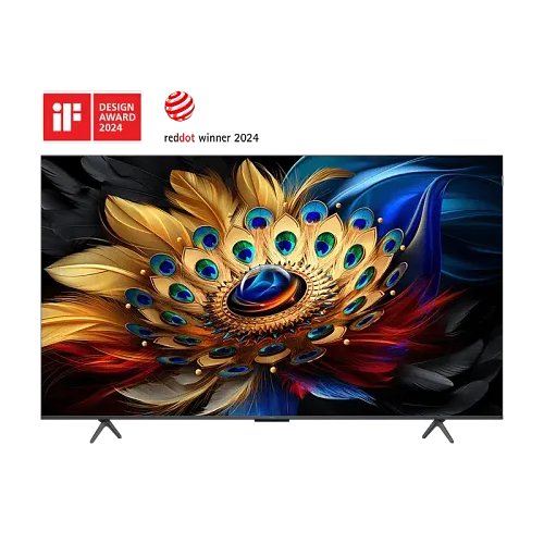 TCL C655 189 cm (75 inch) QLED Ultra HD (4K) Smart Google TV with T-SCREEN |Dolby Vision-Atmos | Hands-Free Voice Control| 120 Hz game Accelerator (75C655)