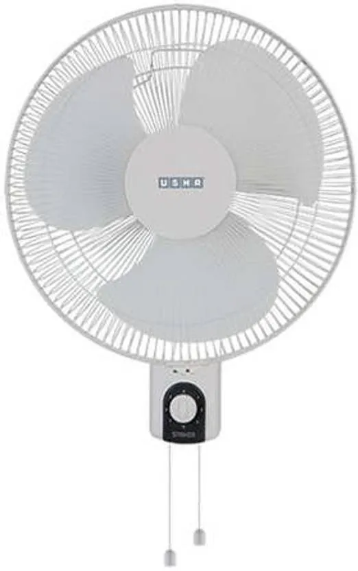 USHA STRIKER High Speed 300 mm 3 Blade Wall Fan (White)