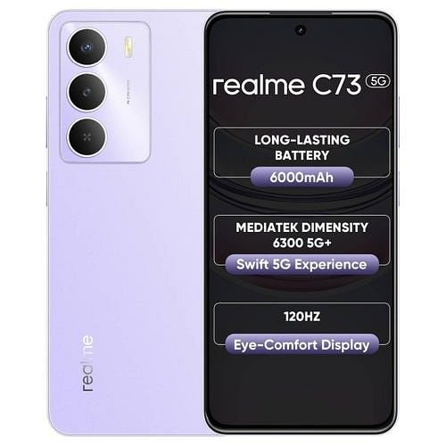 Realme C73 5G (Crystal Purple, 128 GB) (4 GB RAM)