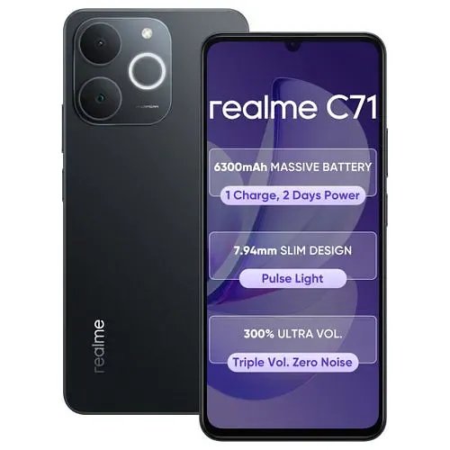 Realme C71 (Obsidian Black, 64 GB) (4 GB RAM)