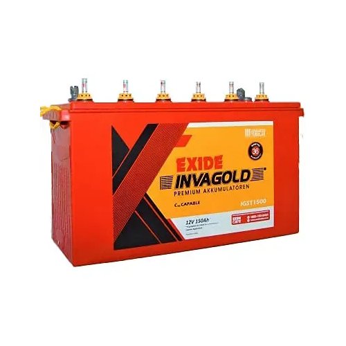 Exide Inva Gold Tubular Battery for Home and Office (IGST1500)