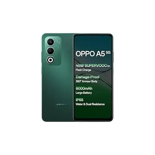 Oppo A5 5G (Aurora Green, 128 GB) (6 GB RAM)