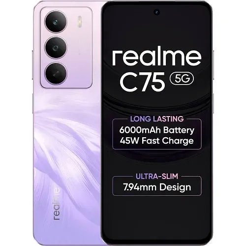Realme C75 5G (Purple Blossom, 128 GB) (4 GB RAM)