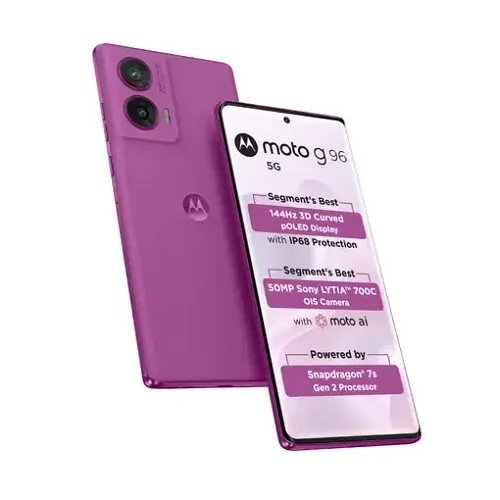 Motorola G96 5G (Pantone Cattleya Orchid, 128 GB) (8 GB RAM)