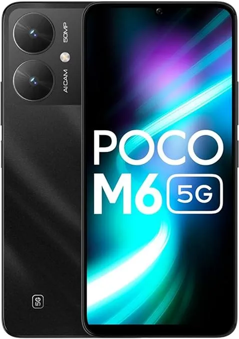 POCO M6 5G - Galactic Black, 128GB, 6GB RAM
