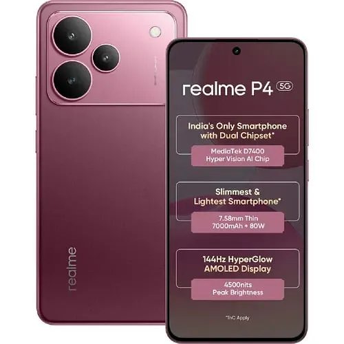 Realme P4 5G (Forge Red, 128 GB) (8 GB RAM)