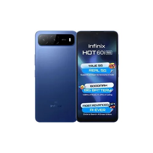 Infinix HOT 60i 5G (Shadow Blue, 128 GB) (4 GB RAM)