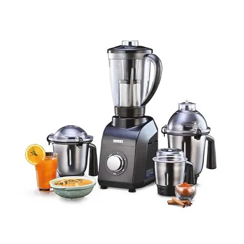 USHA TurboX 1200 W Mixer Grinder (TurboX | 4 Jars | Black)