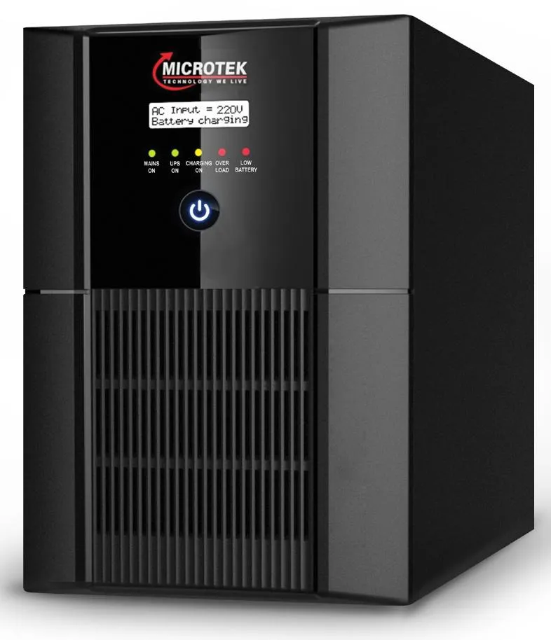 Microtek Jumbo Pure Sine Wave & DSC Based Technology UPS for Home, Office & Shops (JM SW 3000+/24V)