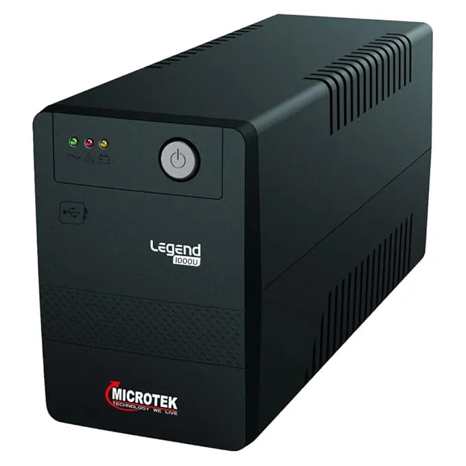 Microtek UPS Legend 1000VA, Black