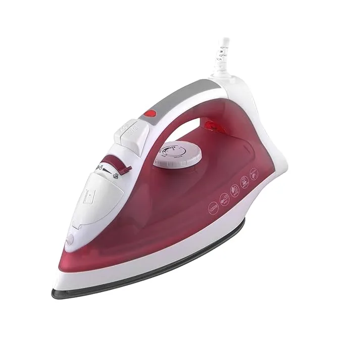 Morphy Richards by Bajaj Electrical Limited Glide (500016) 1250 W Steam Iron (Wine-red)