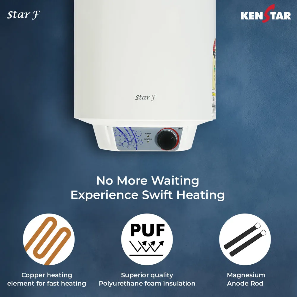 Kenstar Star F 25L Water Heater Efficient Storage Geyser