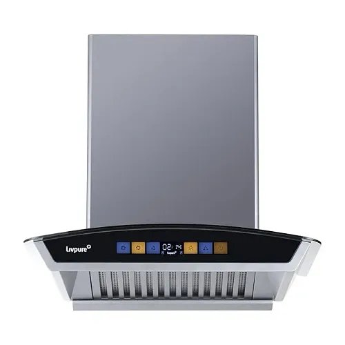 Livpure FLINT-LINE-BLDC-60-FL-HAC Auto Clean Wall Mounted Grey & Black 1750 CMH Chimney