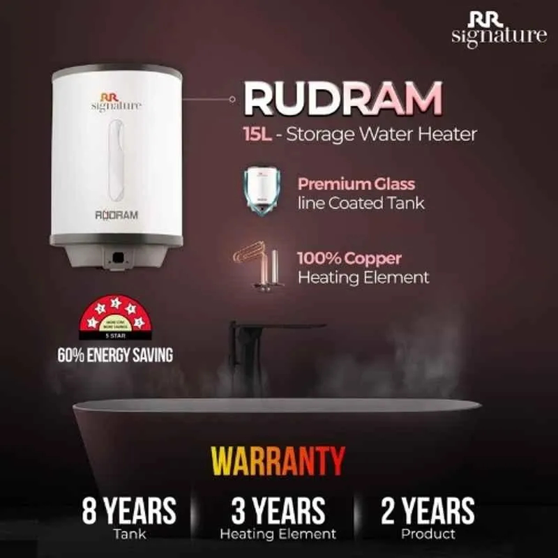 Gas Water Rr Electric Geyser RR Signature Supremo Plus 25 L