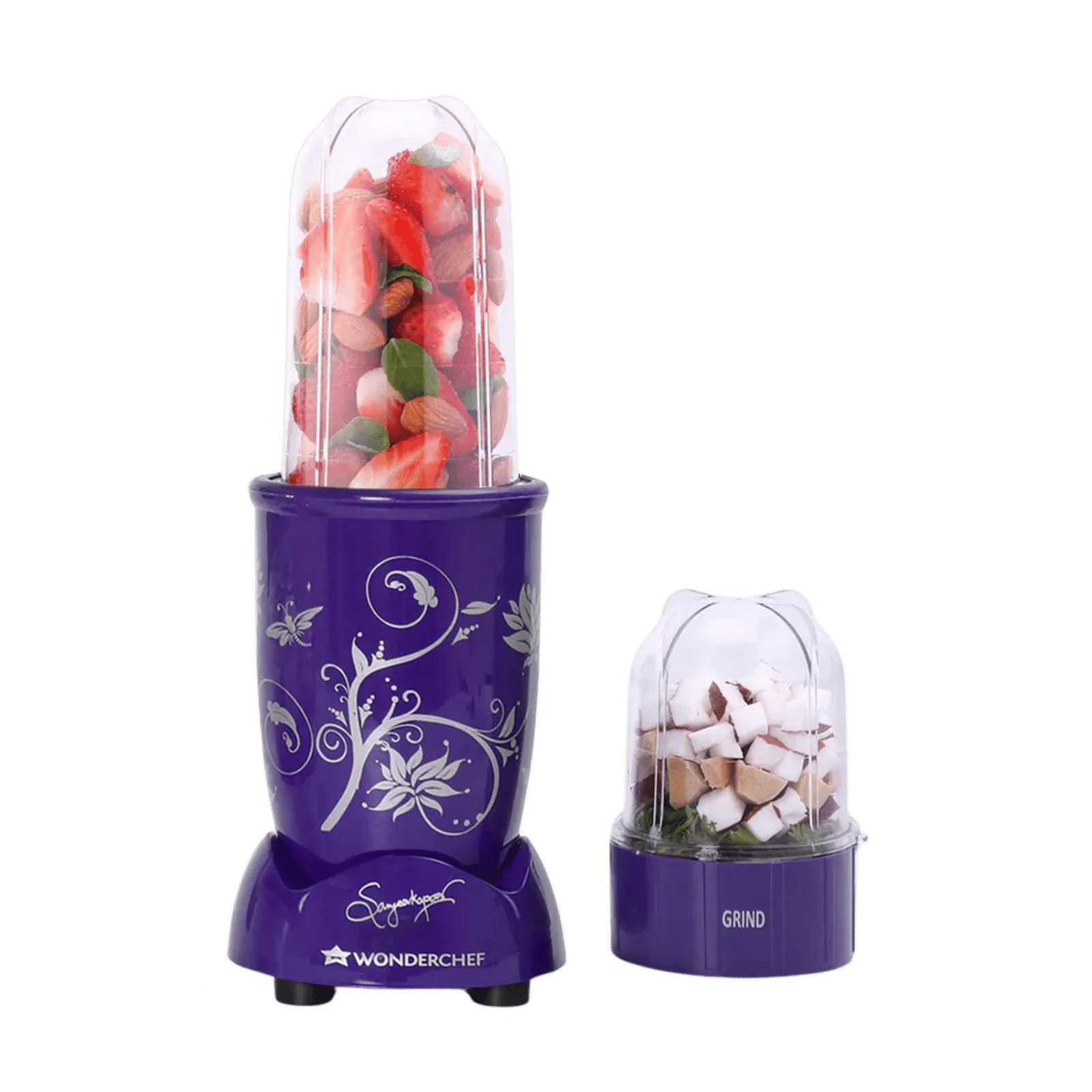 Wonderchef Nutri-blend Purple 2 Jar, Sipper Jar