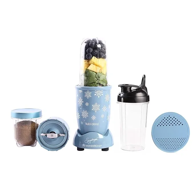 Wonderchef Nutri Blend Snow Flakes 2 Jar - 400 Watt