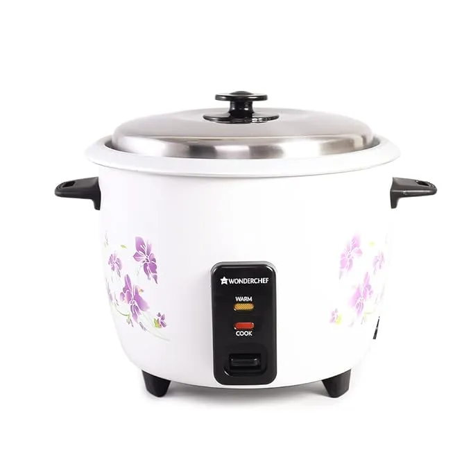 Wonderchef Nutri Cook Rice Cooker With Single Bowl, 1.8 Litres, 2 Years Warranty, White