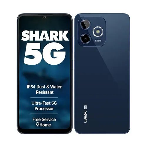LAVA Shark 5G (stellar blue/ steller blue, 64 GB) (4 GB RAM)