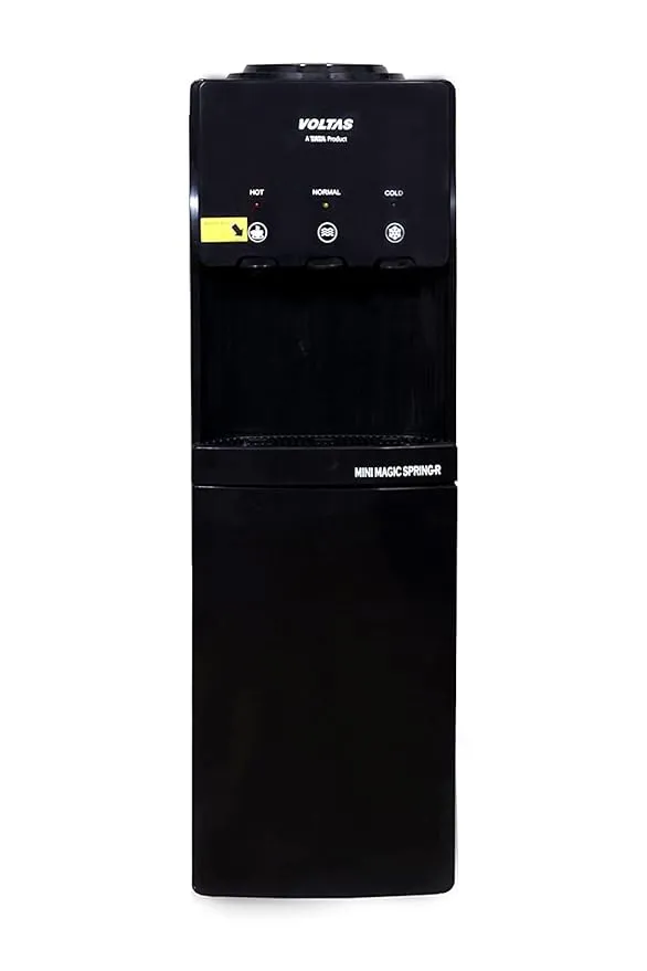 Voltas Floor Mounted Water Dispenser Minimagic Spring R V Plus Black 2023, 2 L & 3 L