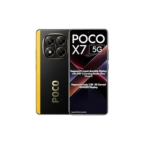 POCO X7 5G (Yellow, 256 GB) (8 GB RAM)