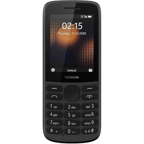 Nokia 215 DS 4G Keypad Phone with Long Battery Life, Wireless FM Radio (Black)