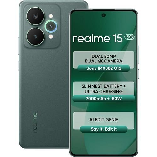 Realme 15 Pro 5G (Velvet Green, 256 GB) (12 GB RAM)